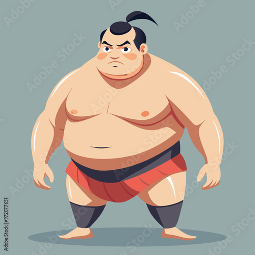 a sumo wrestler