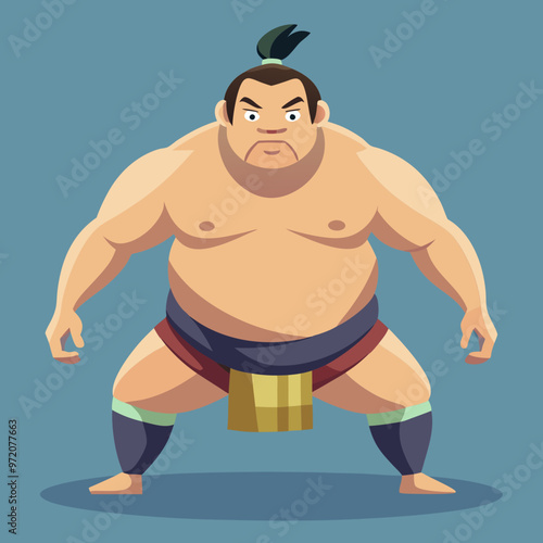 a sumo wrestler