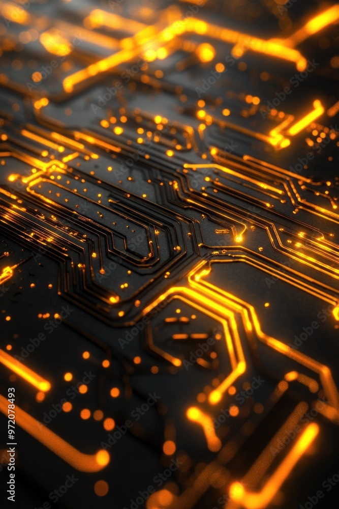 Computer Circuit Board Close Up Computer Circuit Board Close Up