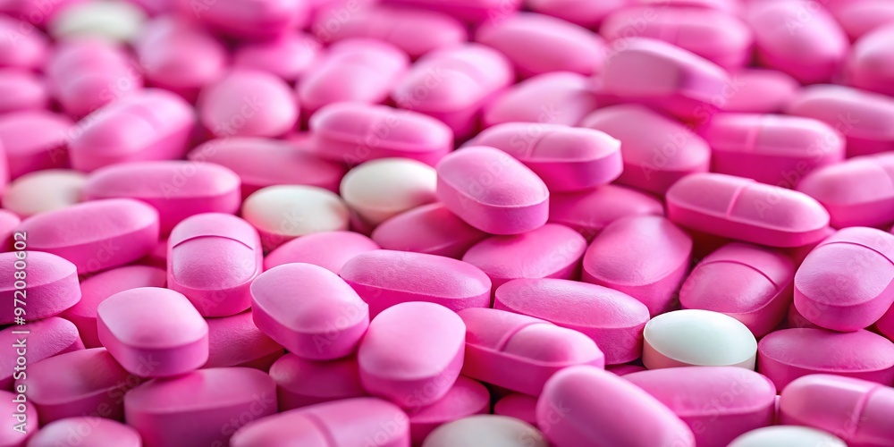 close up of pink pills a lot of pink medicine piles close up of pink pills a lot of pink medicine piles