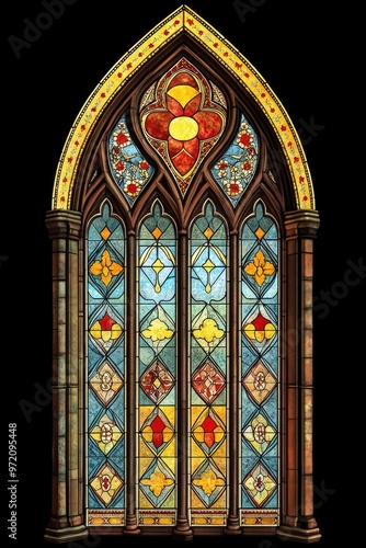 Stained Glass Heart