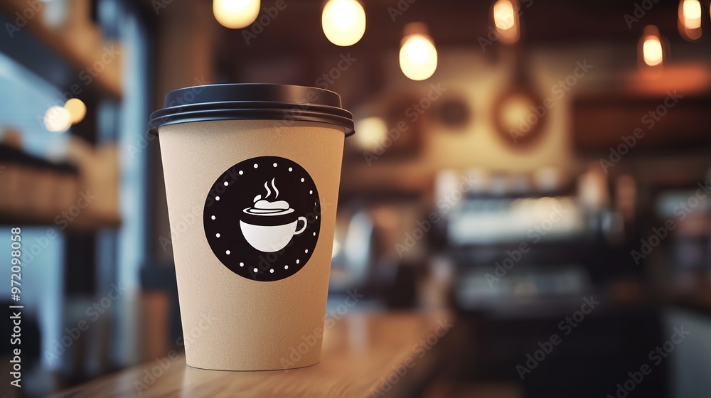 Logo design for a coffee shop, featuring a stylish and inviting graphic that captures the essence of a cozy café atmosphere. The logo highlights elements such as coffee cups, beans, and a warm color Logo design for a coffee shop, featuring a stylish and inviting graphic that captures the essence of a cozy café atmosphere. The logo highlights elements such as coffee cups, beans, and a warm color
