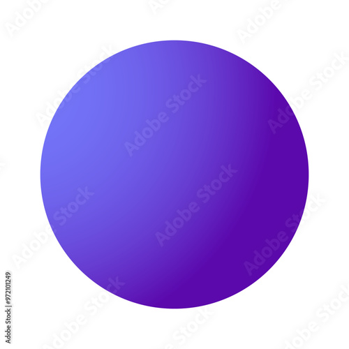 Circle color gradients. Rounded vibrant sphere buttons. Vector holographic set