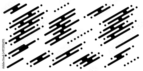 液体　黒　斜め　幾何学　セット　デザイン　ベクター　抽象的な形