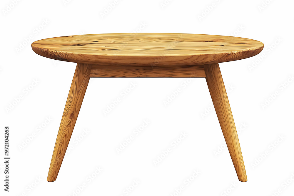 Round Wooden Table with Unique Legs Modern Home Decor Round Wooden Table with Unique Legs Modern Home Decor