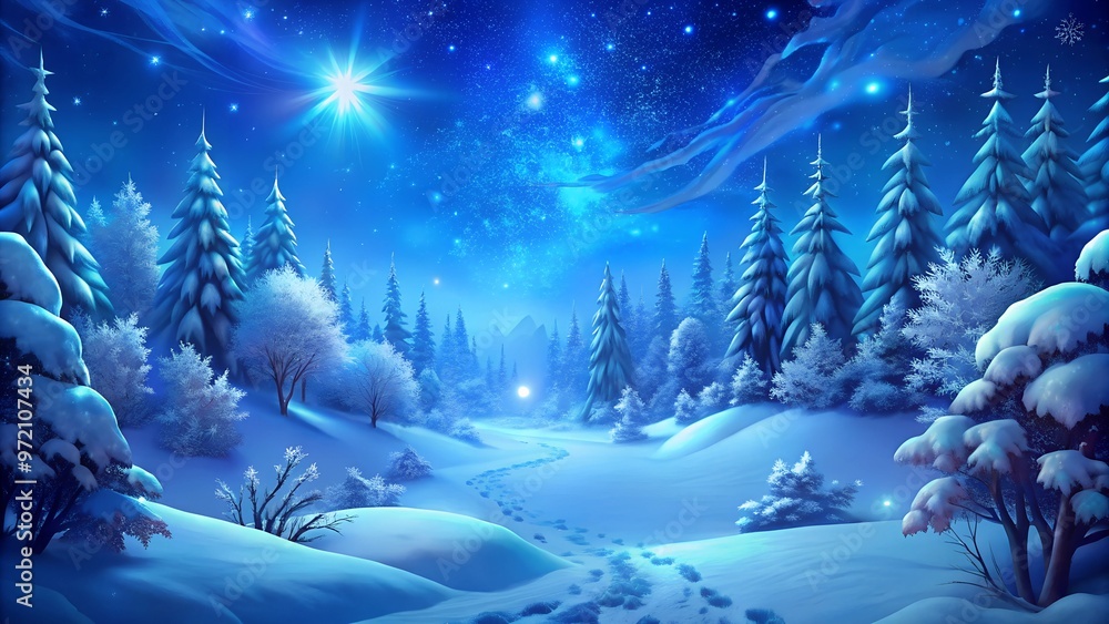 winter forest landscape with snow winter forest landscape with snow
