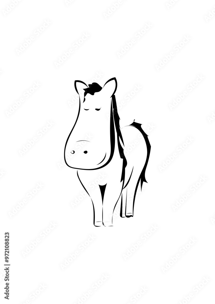 Fototapeta premium Pferd