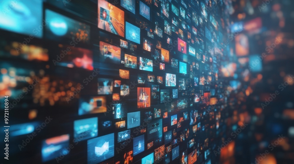 Digital Wall of Images Digital Wall of Images
