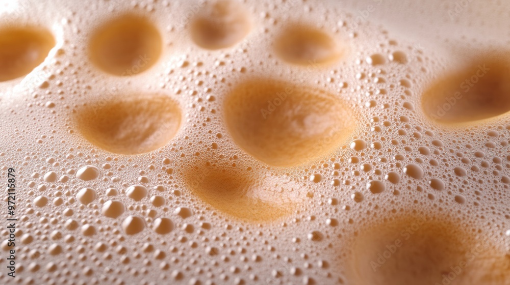 A close up of a bunch of bubbles on top of something, AI A close up of a bunch of bubbles on top of something, AI