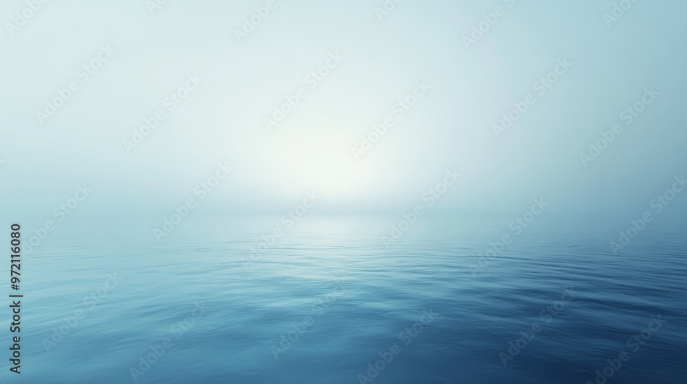 Obraz premium Soft Blue Gradient Background