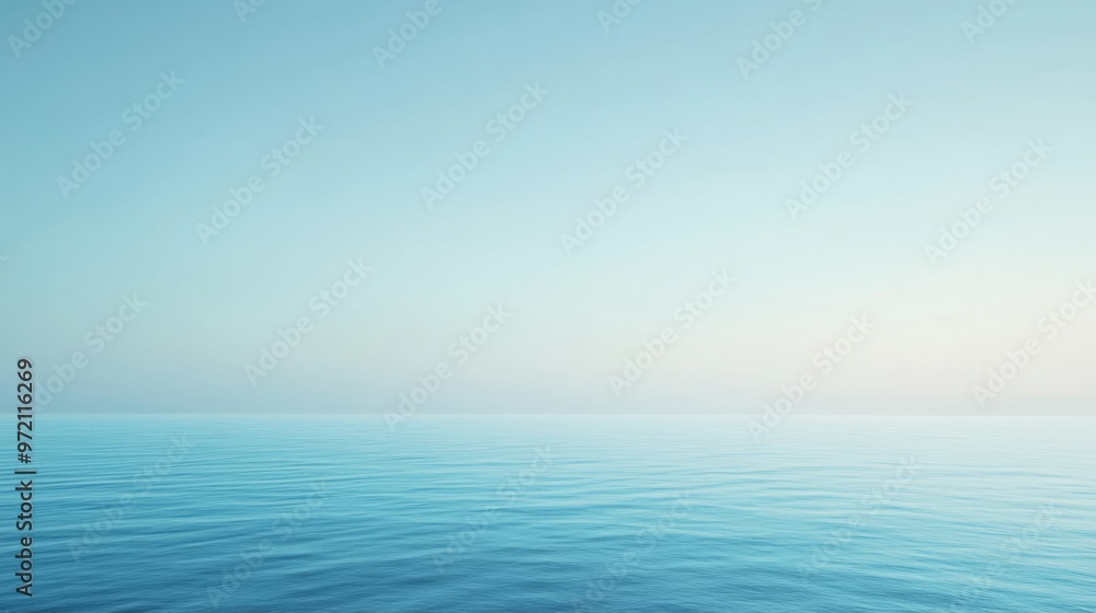 Obraz premium Soft Blue Gradient Background