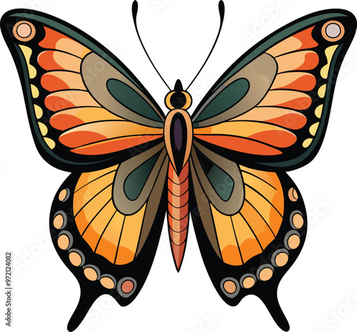 butterfly vector, Print