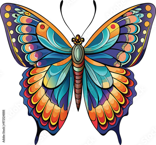 butterfly vector, Print