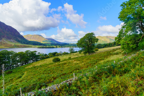 Crummock Water Lake, in the Lake District
