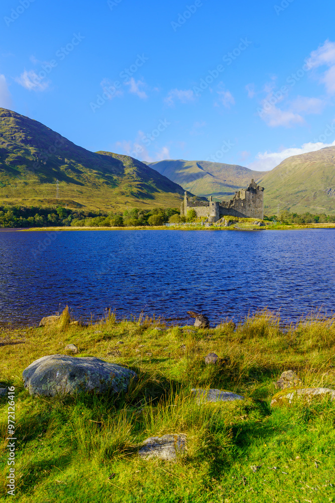 Kilchurn Castle at the northeastern end of Loch Awe
