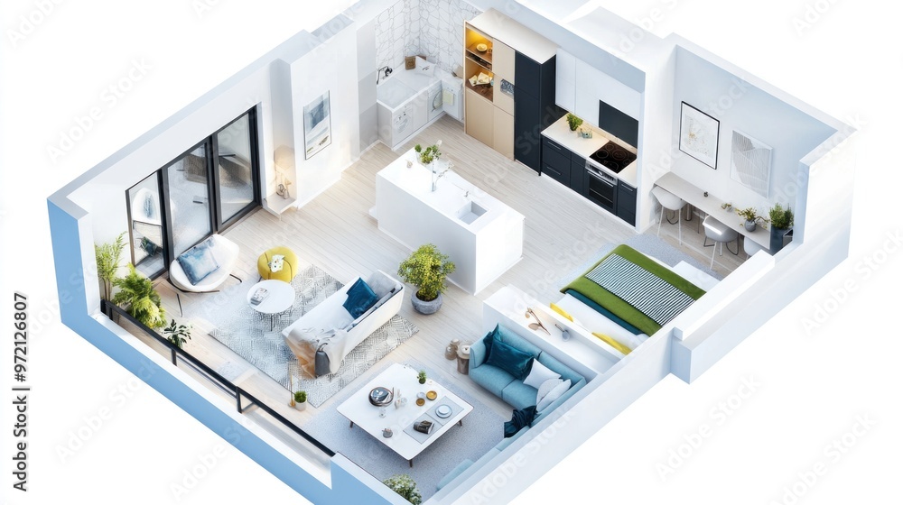 Modern Studio Apartment Interior Design Modern Studio Apartment Interior Design