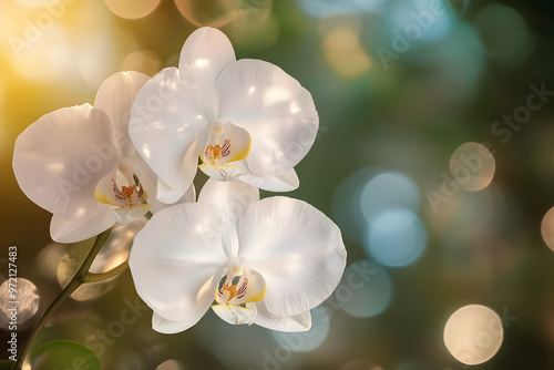 White orchid flower