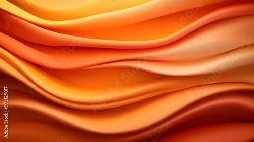 Organic abstraction, smooth edges, warm earthy colors, calm and minimal design