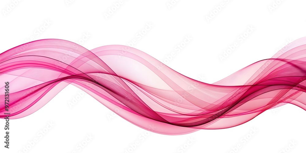 abstract pink wave curve lines designs on white isolation background abstract pink wave curve lines designs on white isolation background