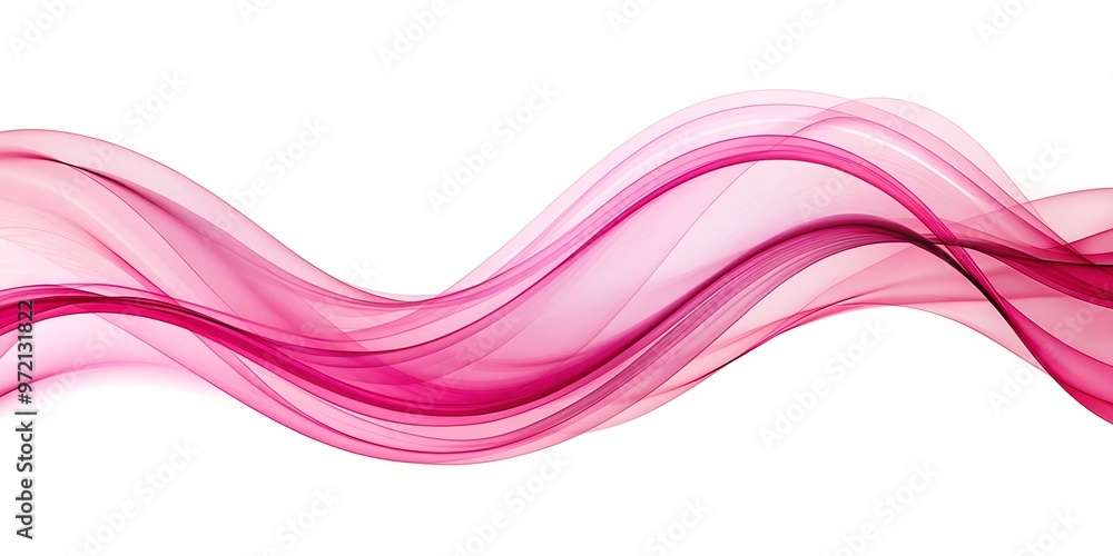 abstract pink wave curve lines designs on white isolation background abstract pink wave curve lines designs on white isolation background