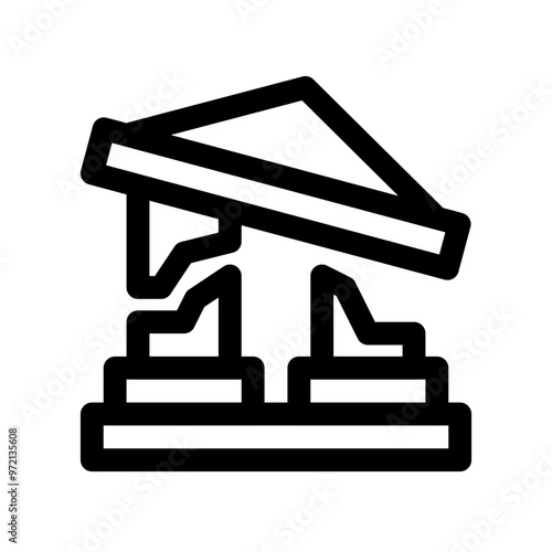 Banking Collapse Icon
