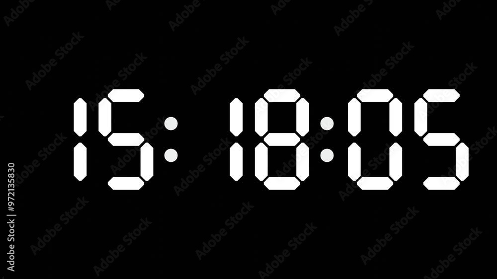15:18 - 60 Second Full-Screen Countdown Timer with 7-Segment Display | 3:18 PM (Three O'Clock Eighteen Minutes) | Fifteen O'Clock, Eighteen Minutes 15:18 - 60 Second Full-Screen Countdown Timer with 7-Segment Display | 3:18 PM (Three O'Clock Eighteen Minutes) | Fifteen O'Clock, Eighteen Minutes