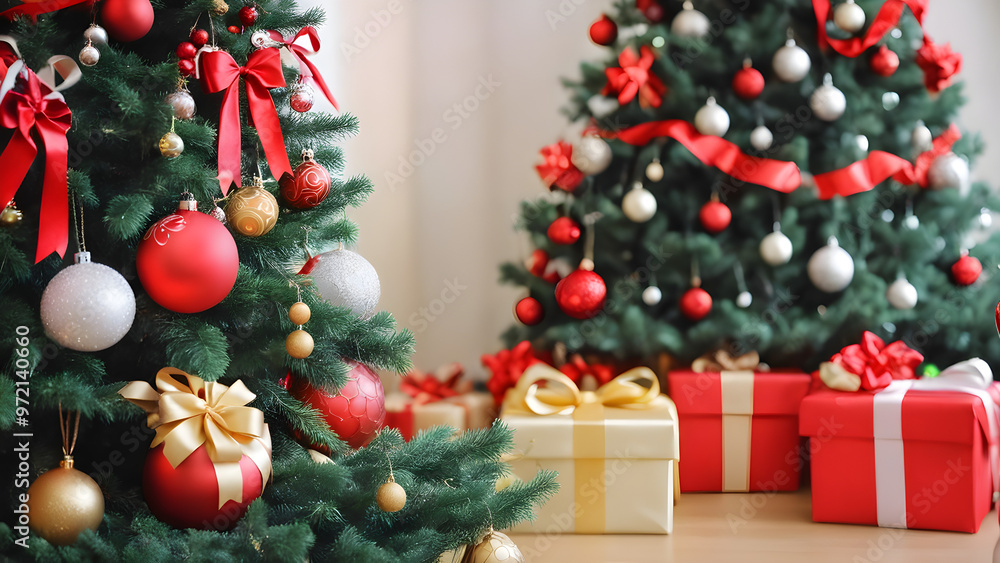 christmas tree and decorations christmas tree and decorations