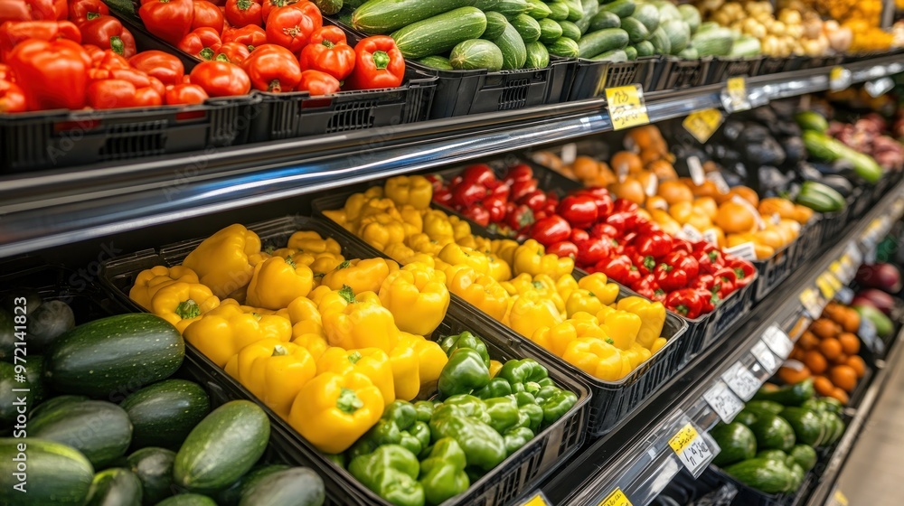 Fresh Produce in a Grocery Store Fresh Produce in a Grocery Store