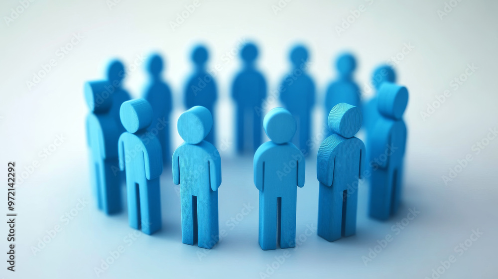 Introducing our 3D Group User Icon: a clean and modern representation of a team or business group. This realistic vector illustration features a simple yet effective profile photo symbol, ideal for hu Introducing our 3D Group User Icon: a clean and modern representation of a team or business group. This realistic vector illustration features a simple yet effective profile photo symbol, ideal for hu
