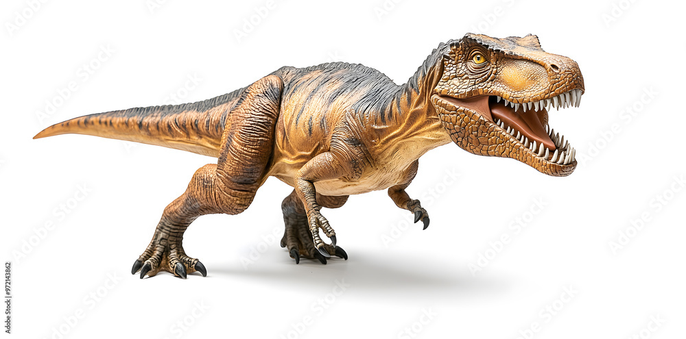 Realistic model of Dinosaur isolated on white background Realistic model of Dinosaur isolated on white background