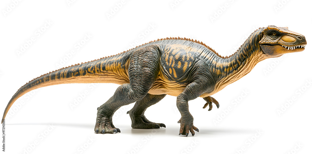Realistic model of Dinosaur isolated on white background Realistic model of Dinosaur isolated on white background