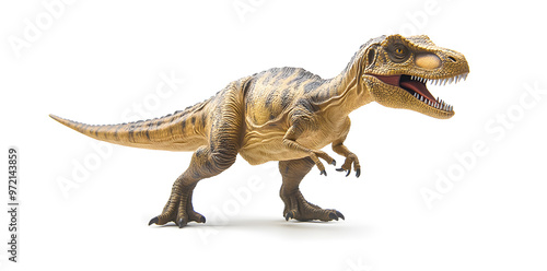 Realistic model of Dinosaur isolated on white background