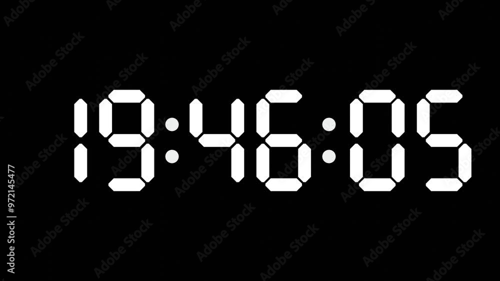 19:46 - 60 Second Full-Screen Countdown Timer with 7-Segment Display | 7:46 PM (Seven O'Clock Forty-Six Minutes) | Nineteen O'Clock, Forty-Six Minutes 19:46 - 60 Second Full-Screen Countdown Timer with 7-Segment Display | 7:46 PM (Seven O'Clock Forty-Six Minutes) | Nineteen O'Clock, Forty-Six Minutes