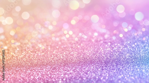 pastel-colored glitter background with iridescent sparkles