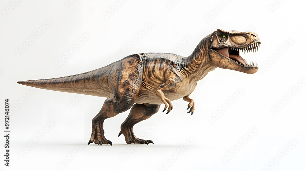 Tyrannosaurus rex dinosaur isolated on white background. T-rex Tyrannosaurus rex dinosaur isolated on white background. T-rex