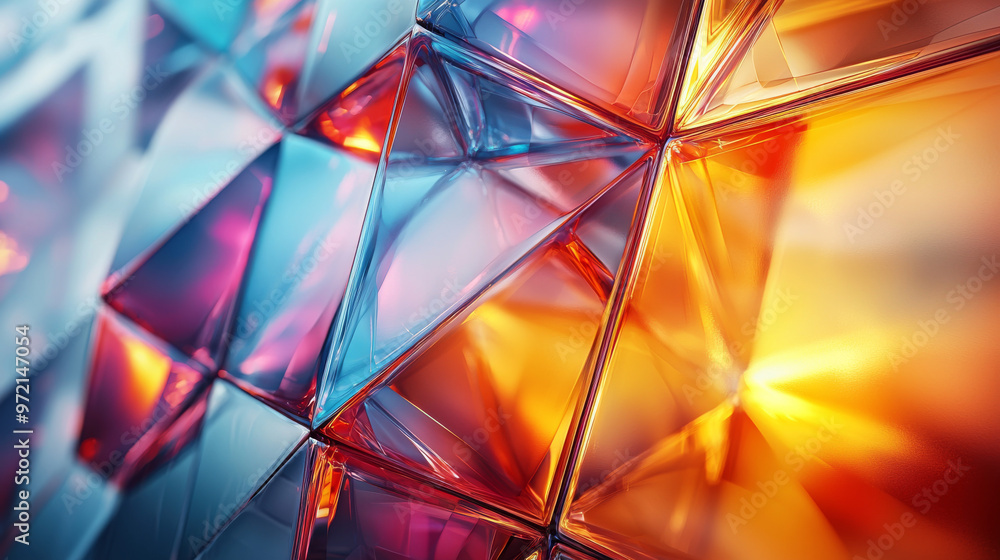 Abstract geometric background with vibrant colors. Abstract geometric background with vibrant colors.