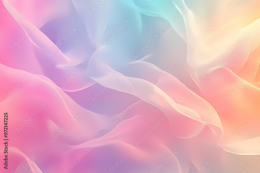 Abstract Pastel Drape: A serene and ethereal background with delicate, flowing fabric in a vibrant and dreamy pastel color palette, perfect for adding a touch of softness and whimsy to your designs. Abstract Pastel Drape: A serene and ethereal background with delicate, flowing fabric in a vibrant and dreamy pastel color palette, perfect for adding a touch of softness and whimsy to your designs.