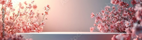 Wallpaper Mural Podium background product cosmetic green platform display blue stand stage presentation mockup Torontodigital.ca