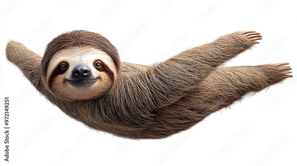 Fototapeta premium PNG Wildlife animal mammal sloth