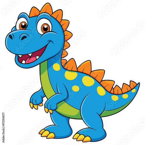 A drawing of a dinosaur