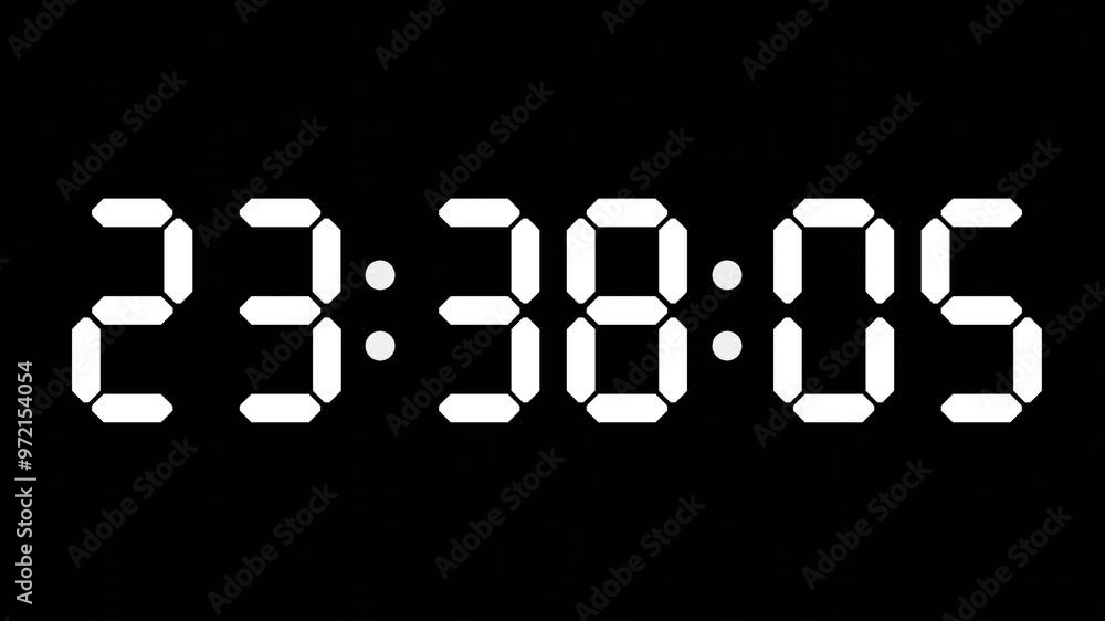 23:38 - 60 Second Full-Screen Countdown Timer with 7-Segment Display | 11:38 PM (Eleven O'Clock Thirty-Eight Minutes) | Twenty-Three O'Clock, Thirty-Eight Minutes 23:38 - 60 Second Full-Screen Countdown Timer with 7-Segment Display | 11:38 PM (Eleven O'Clock Thirty-Eight Minutes) | Twenty-Three O'Clock, Thirty-Eight Minutes