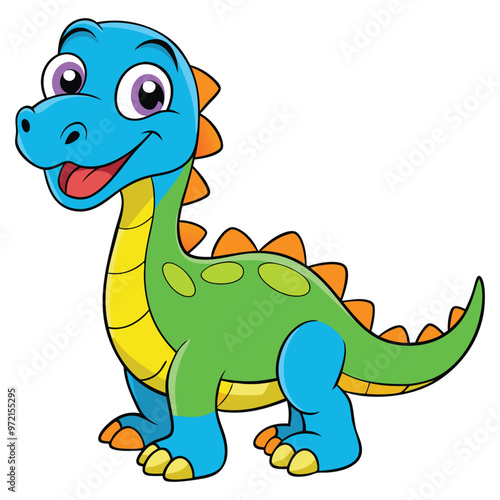 A drawing of a dinosaur