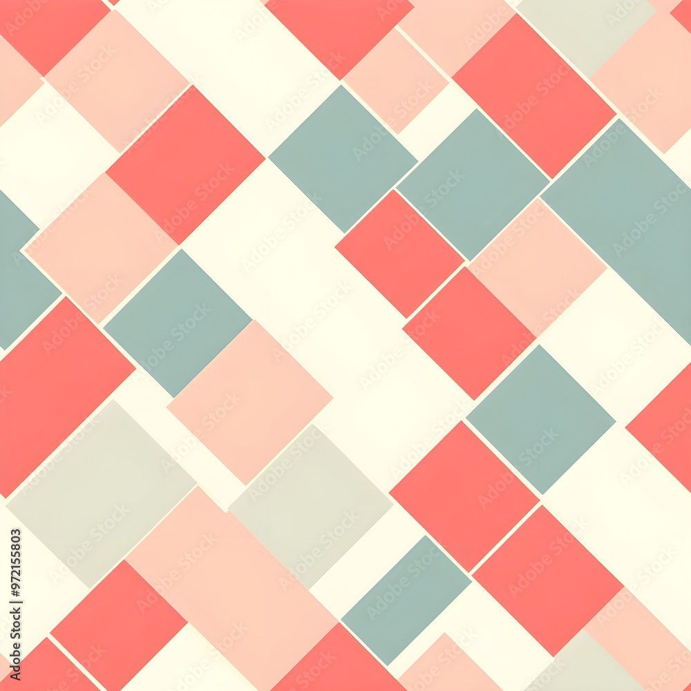Abstract Pastel Tile Seamless Pattern Background Texture. Abstract Pastel Tile Seamless Pattern Background Texture.