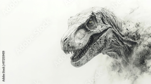 Wallpaper Mural Tyrannosaurus Rex: A Prehistoric Predator's Roar Torontodigital.ca