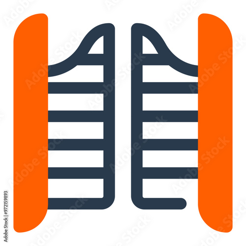 Saloon Swinging Doors Icon