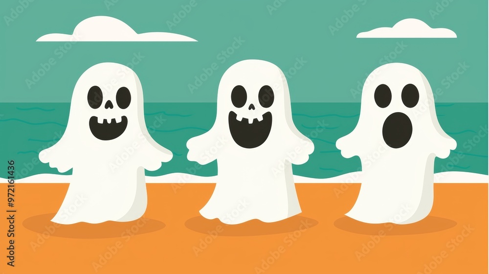 Halloween ghost Halloween ghost