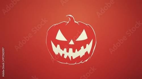 Halloween pumpkin scary jack o lantern holiday background