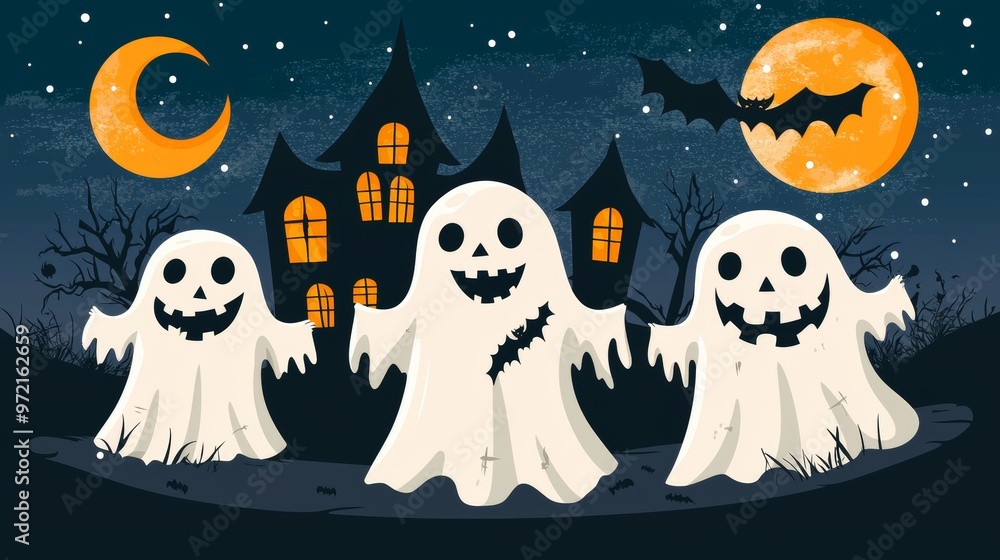 Halloween ghost Halloween ghost