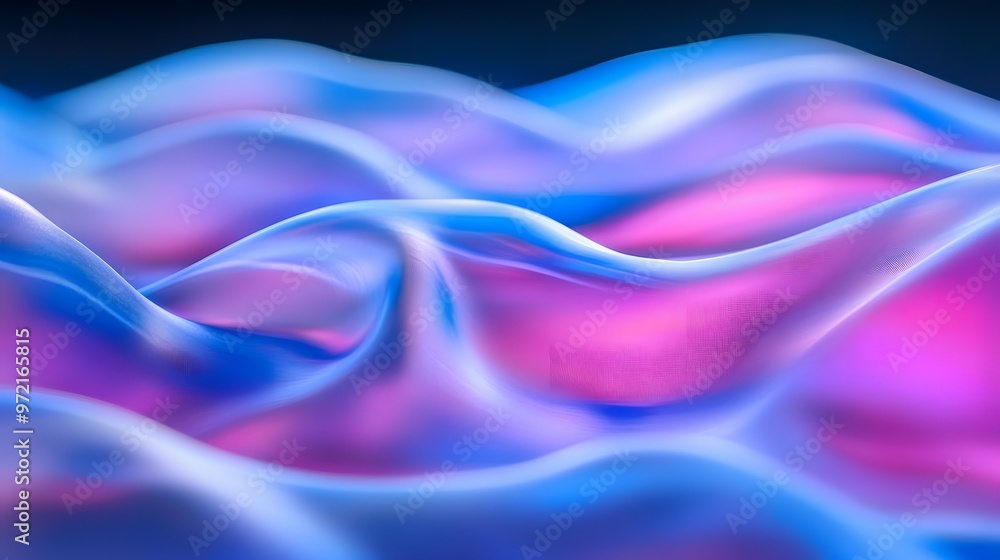 Abstract Blue and Purple Waves Background Abstract Blue and Purple Waves Background