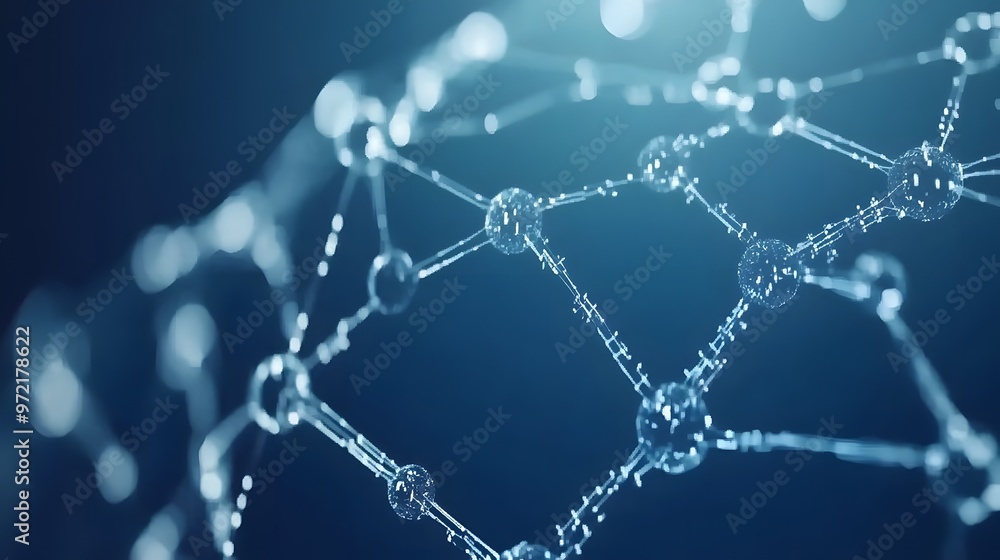 Abstract Blue Technology Network Background Abstract Blue Technology Network Background
